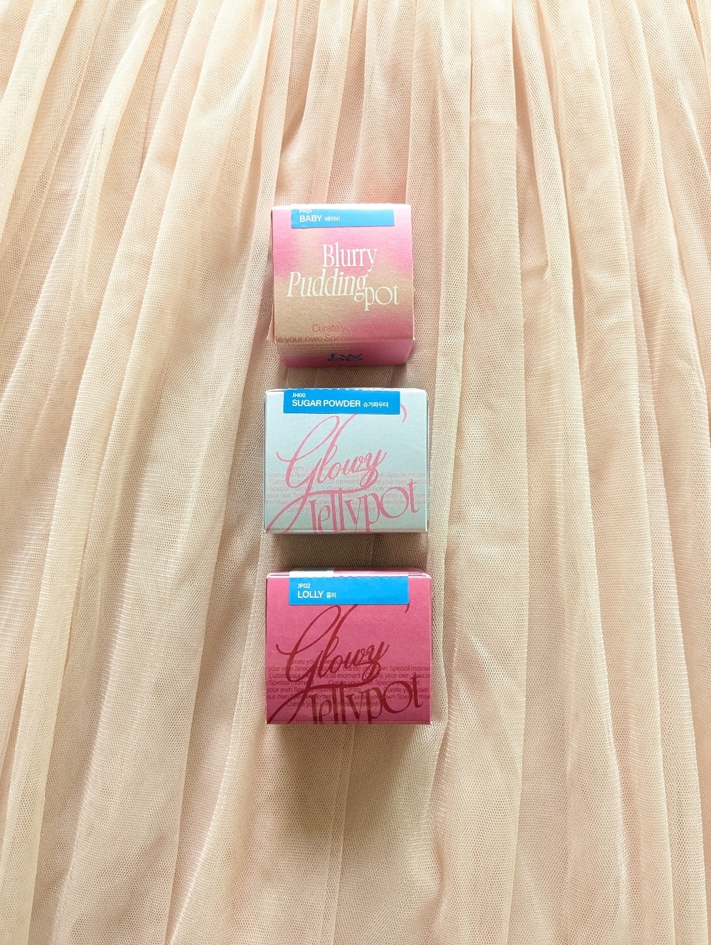 Fwee Lip & Cheek Glowy Jelly Pots + Lip & Cheek Blurry Pudding Pot Set